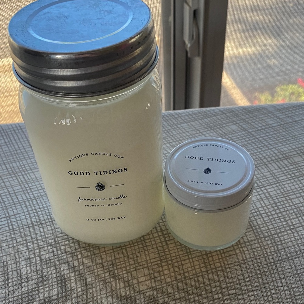 Antique Candle Co Good Tidings candles